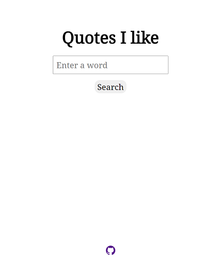 Screenshot of the front page